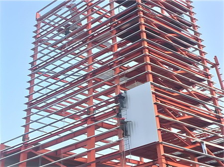 高層鋼結構的風荷截